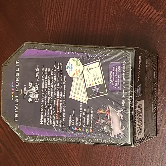 NIB Trivial Pursuit Nightmare Before Christmas game - Picture 2 of 2